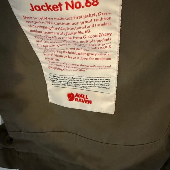 Men's FjallRaven Jacket 68 Large - Picture 4 of 5